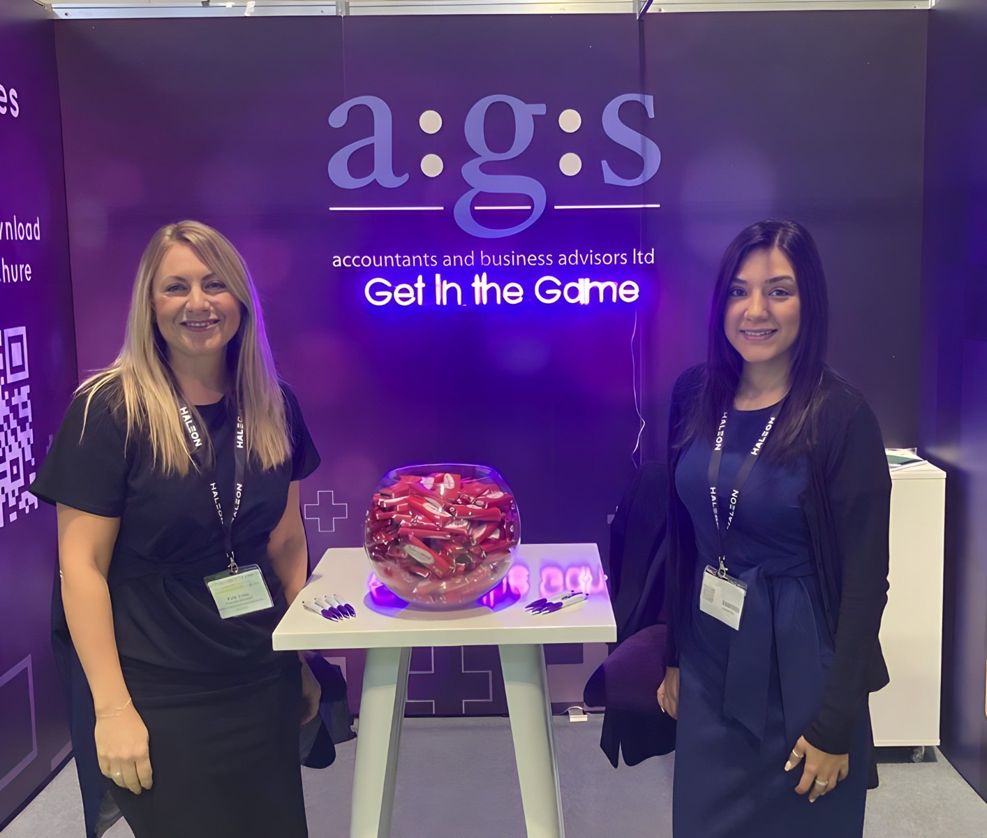 Custom Neon® tradeshow display sign made for @ags_dudley