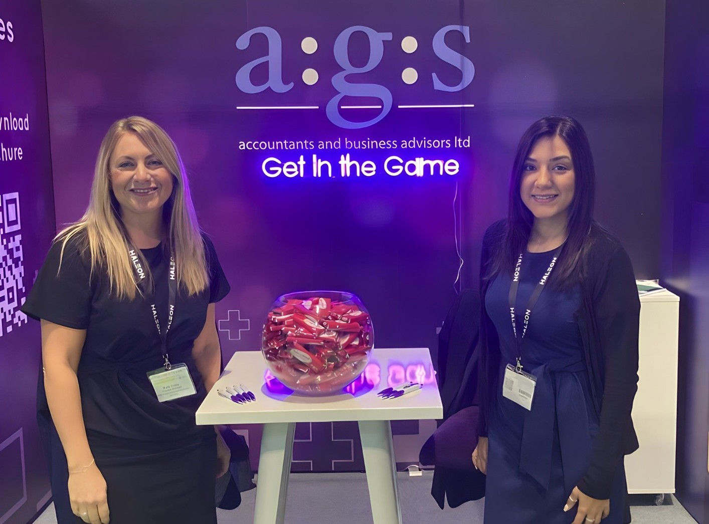 Custom Neon® tradeshow display sign made for @ags_dudley
