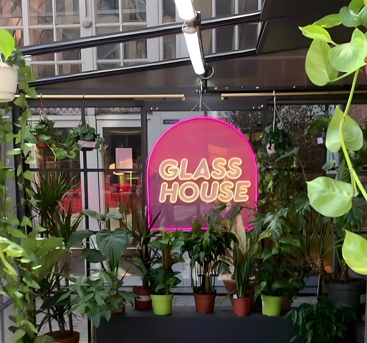 Custom Neon® LED neon flex + UV Print sign made for  @glass_.house_