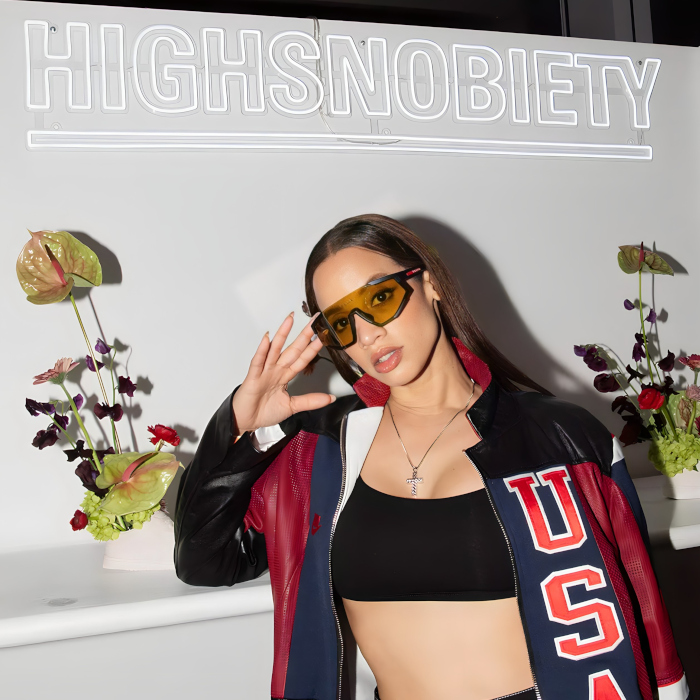 @highsnobiety white Naked Neon™ by Custom Neon® branded event signage