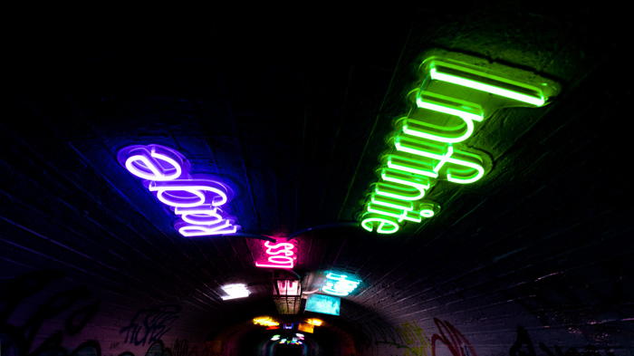 Custom Neon® infinite rage loss 1000kisses Sydney world pride