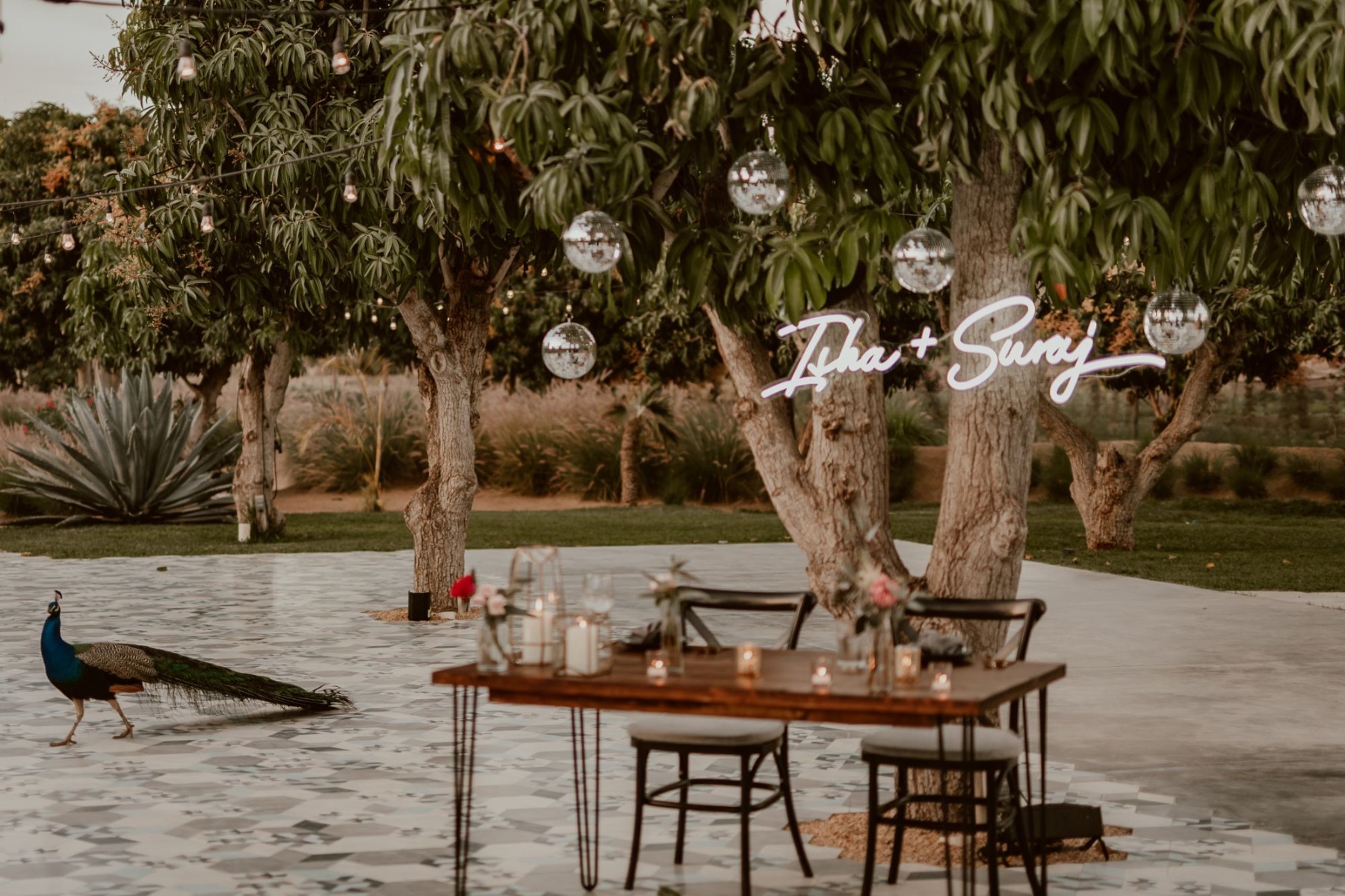 Custom Neon® couples names sign for @isha_suraj