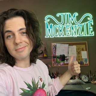 Custom Neon® personal logo sign for @jimmckenzie
