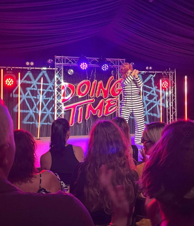 Custom Neon® colour changing stage sign @karenfromfinance