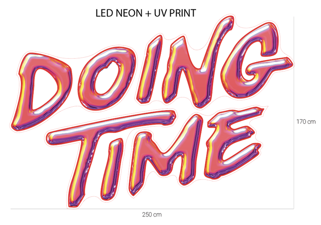 Custom Neon® colour changing stage sign @karenfromfinance