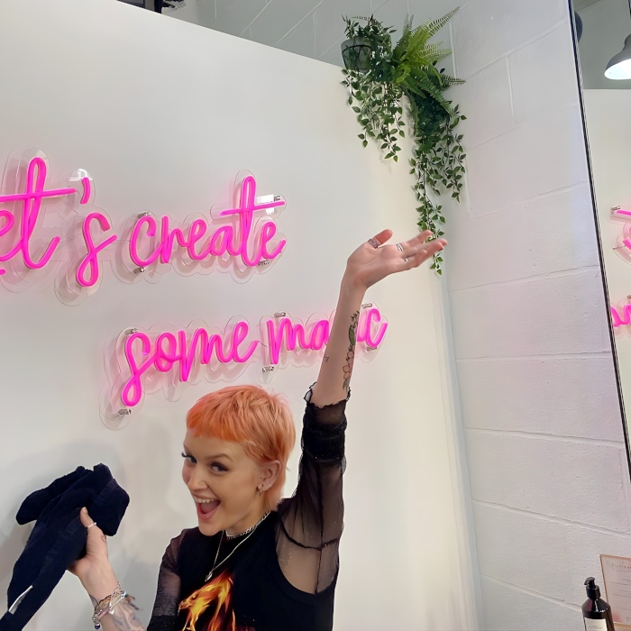 Let's create some magic Custom Neon® large pink quote sign @dkc_hairlounge