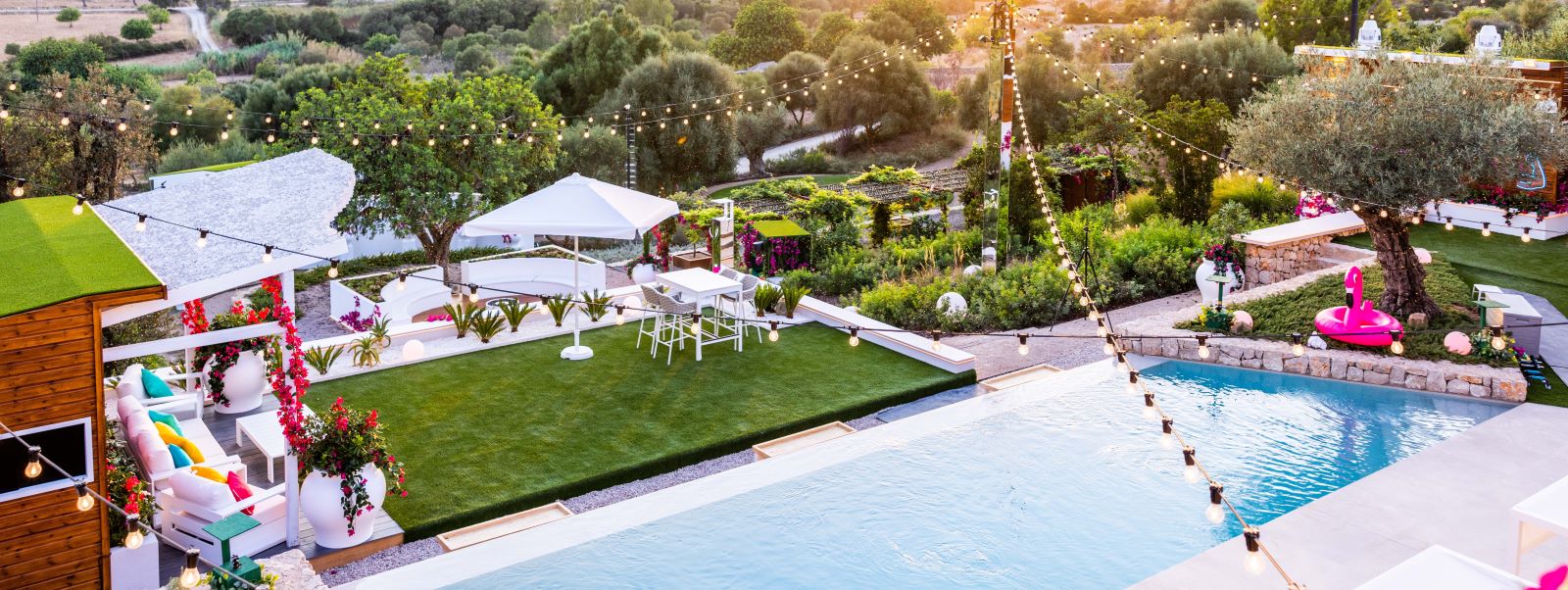 Love Island Australia Season 4 Villa pool & backyard