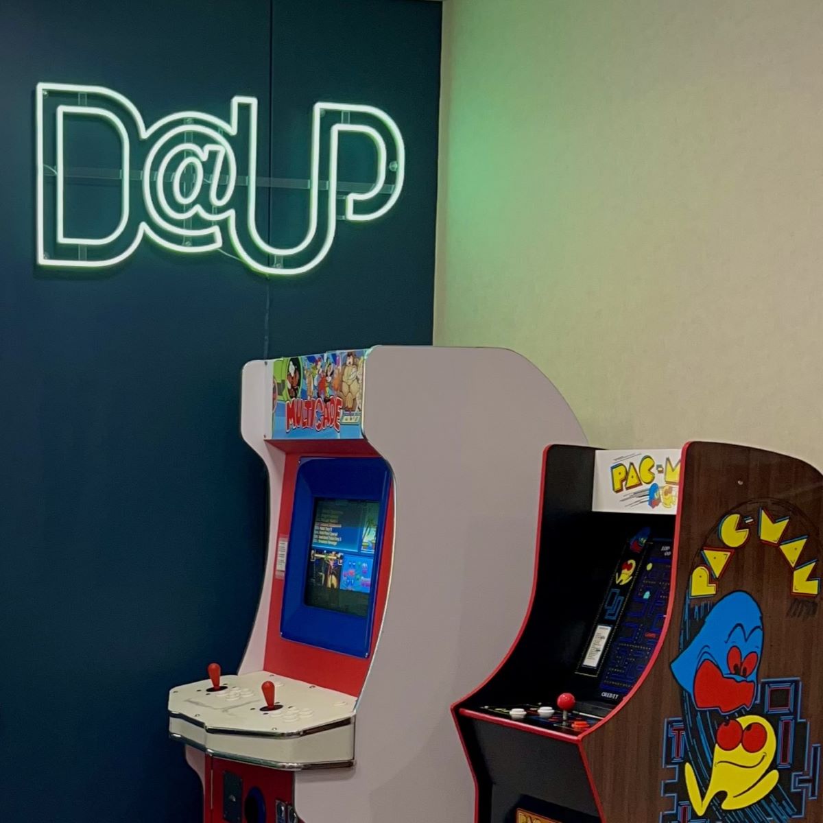 Mint green Naked Neon™ arcade sign by Custom Neon® @brianceasar