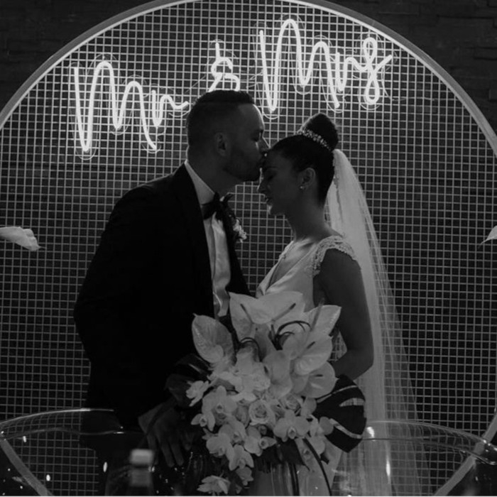Wedding quote sign by Custom Neon®