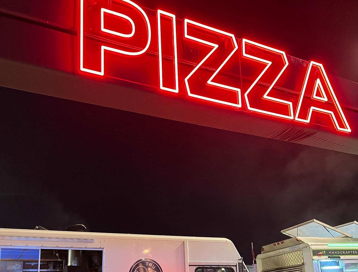 Custom Neon® large red pizza sign @mlssoccer.com @drobertson027