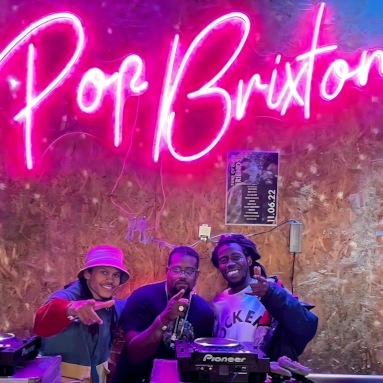 Large pink Custom Neon® sign @popbrixton
