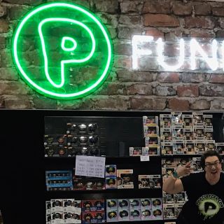 Custom Neon® deep green logo @popcultcha