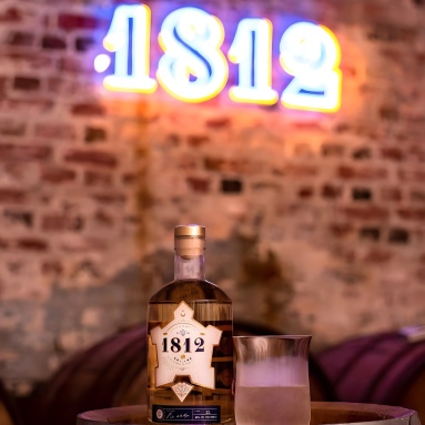 Custom Neon® rum label logo sign for @portsmouthdistillery