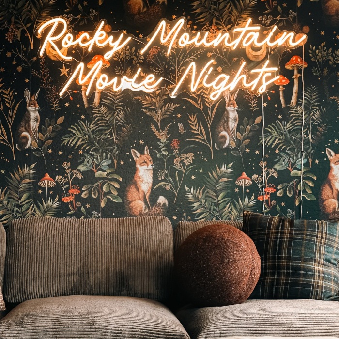 Red Custom Neon® quote sign @chromahomedesigns