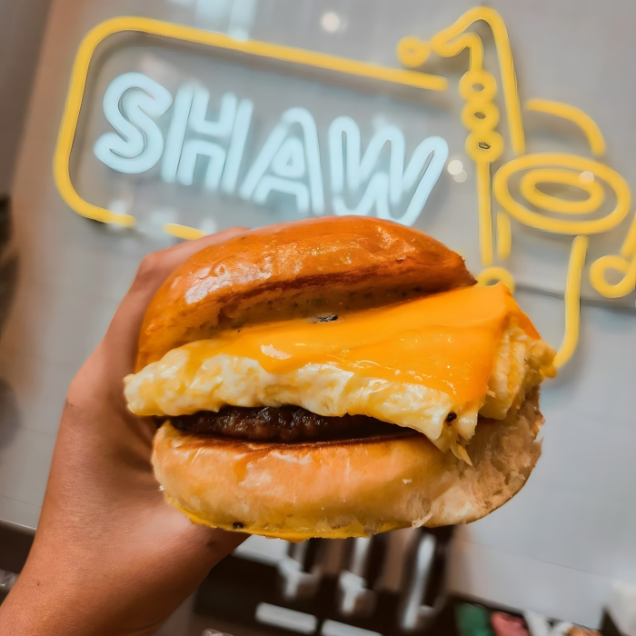 Custom Neon® SHAW saxaphone artwork @crackedeggery