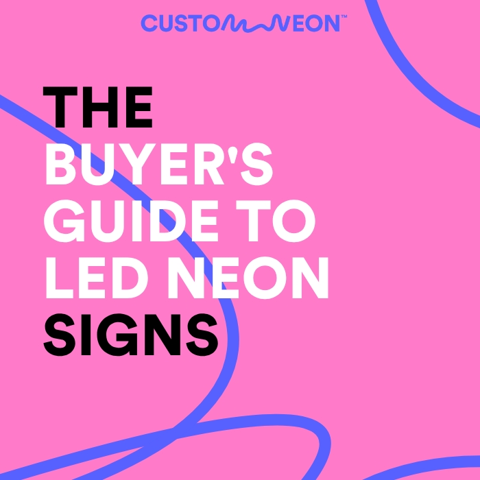 Most popular neon sign fonts
