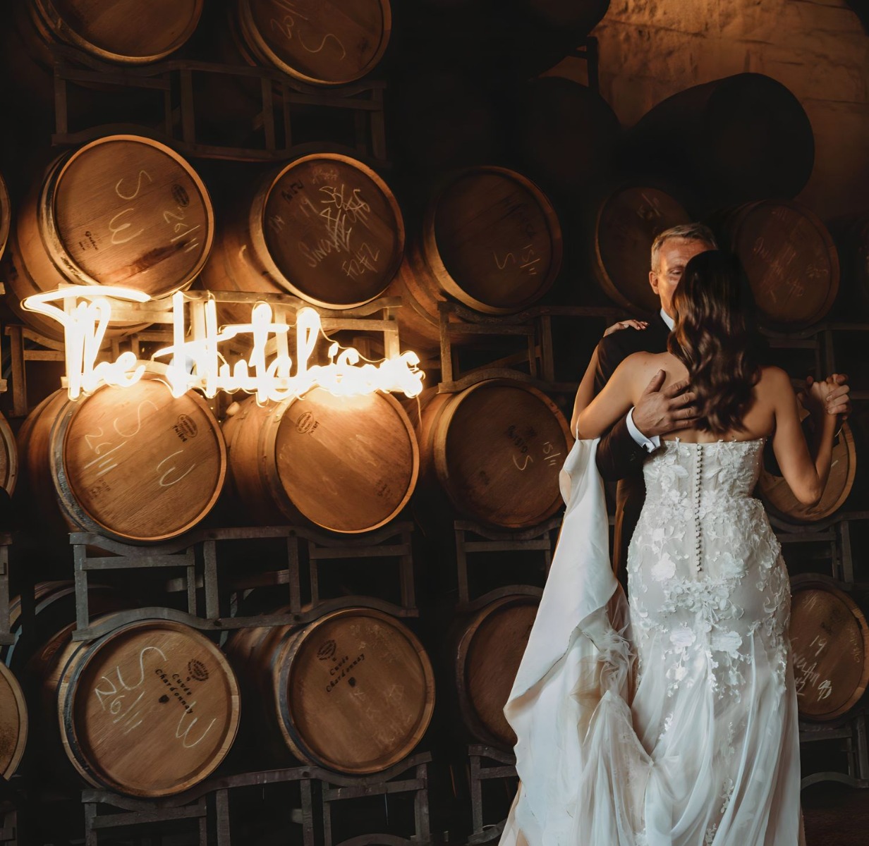 Warm white LED neon family name sign by @customneon