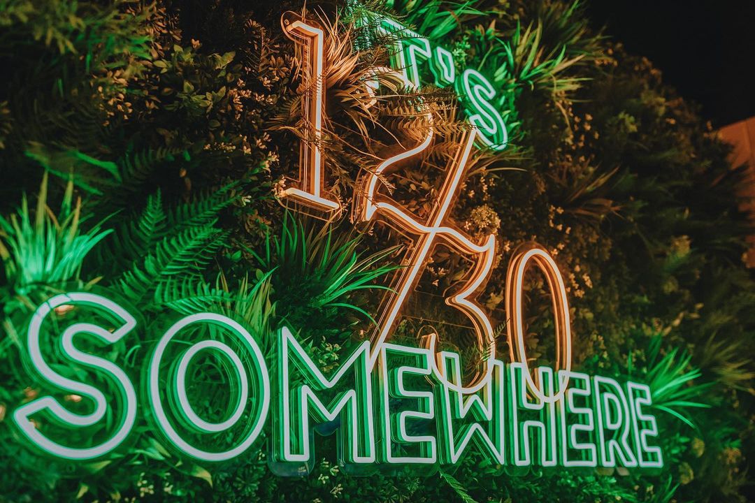 Custom Neon® tagline sign made for @thetwelvethirtyclub