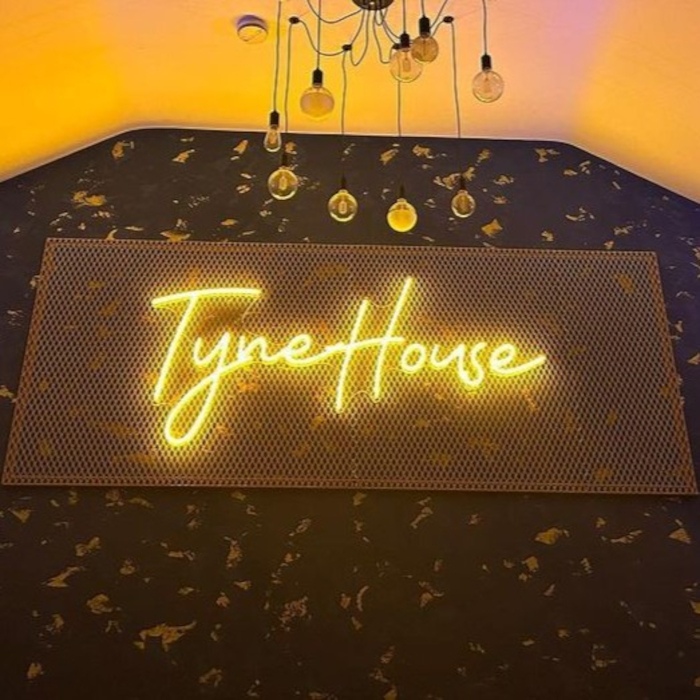 Yellow Custom Neon® word sign @tynehouse