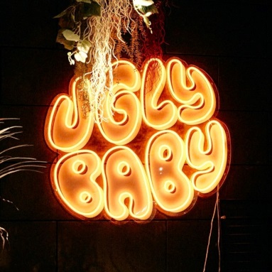 Orange Ugly Baby logo sign by Custom Neon®