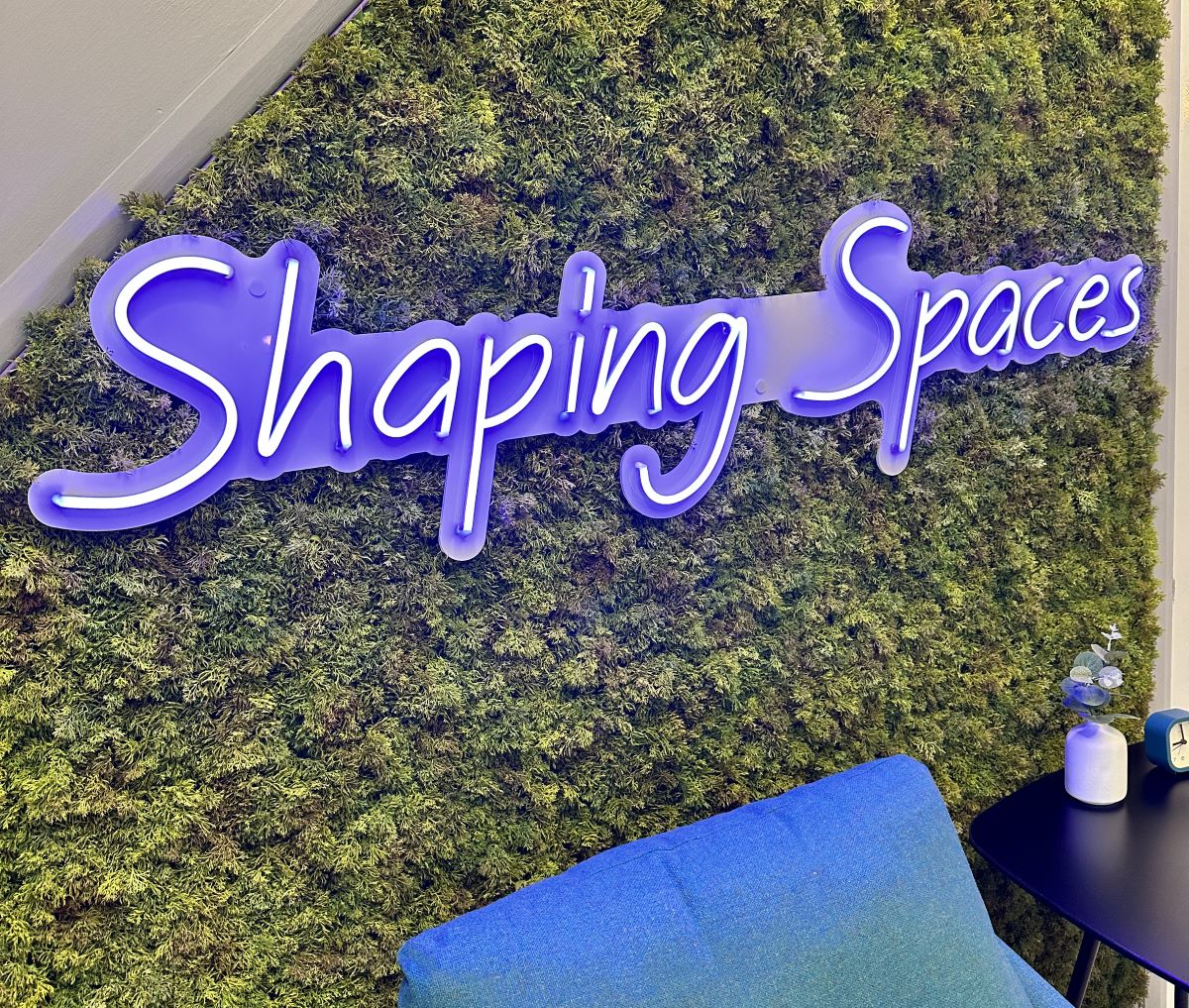 Custom Neon® RGB colour changing tagline sign @werksolutions