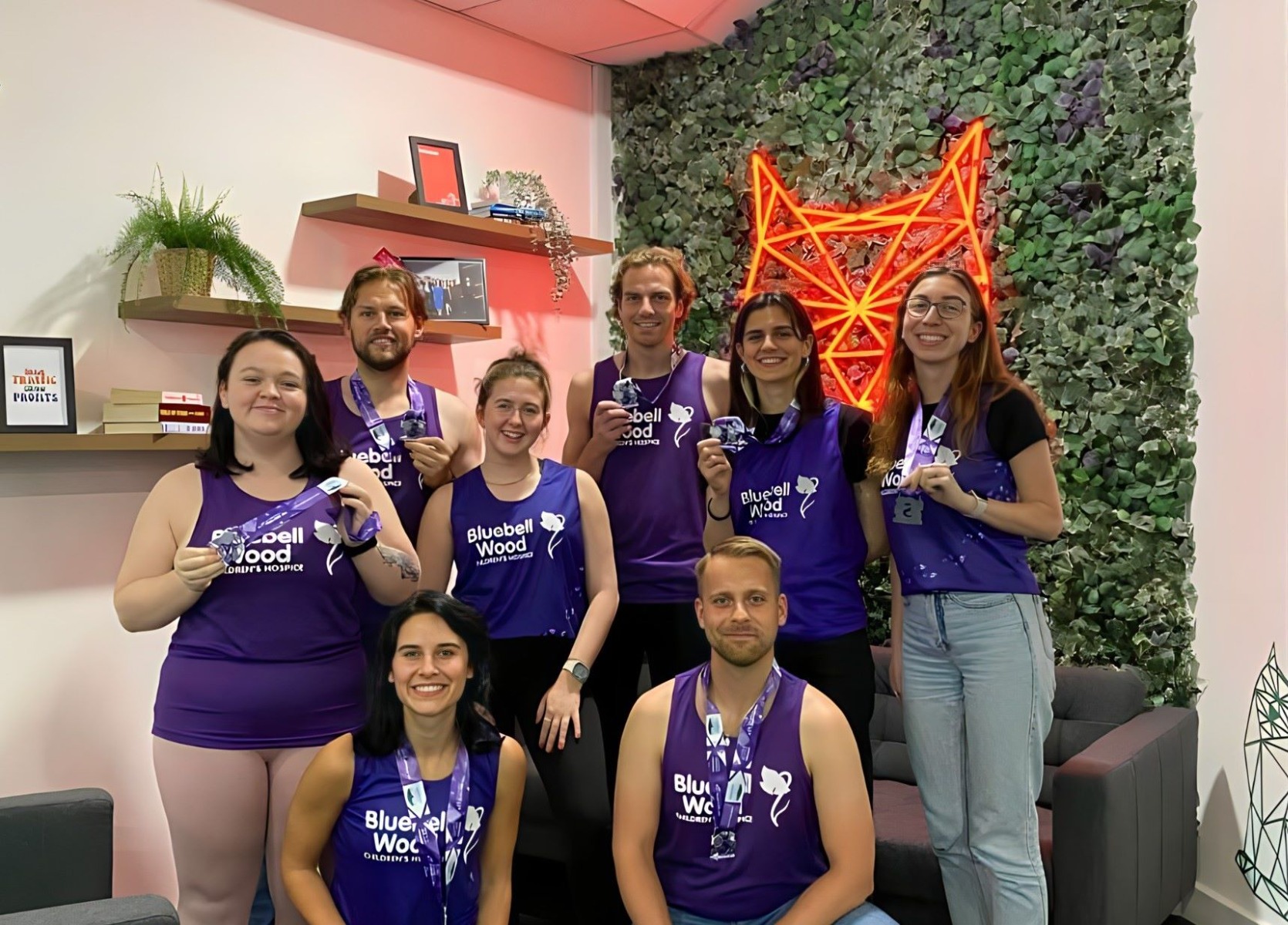 Company logo in red LED neon flex @wildcatdigitalsheffield by Custom Neon®