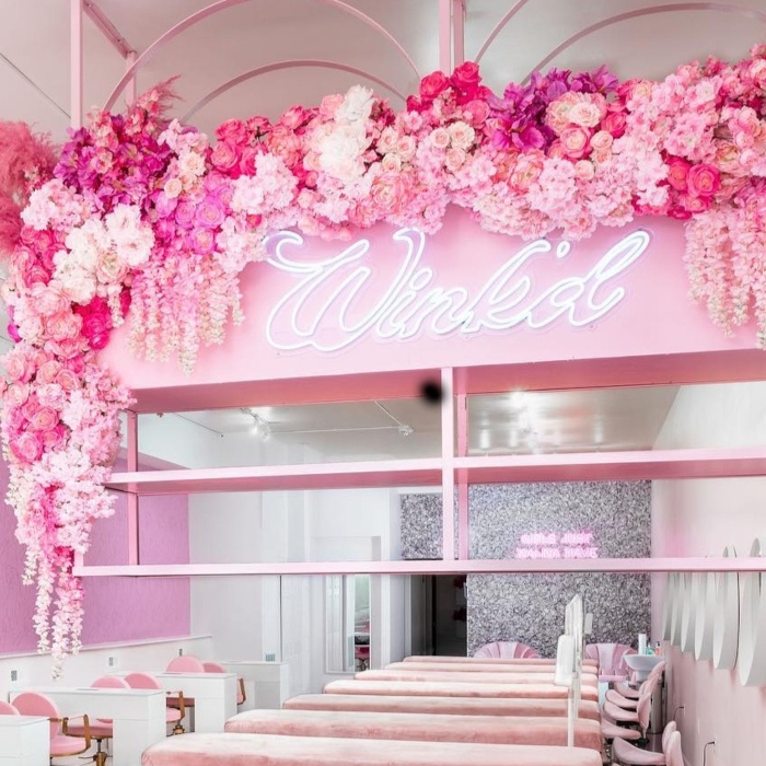 Custom Neon® salon logo sign and quote sign