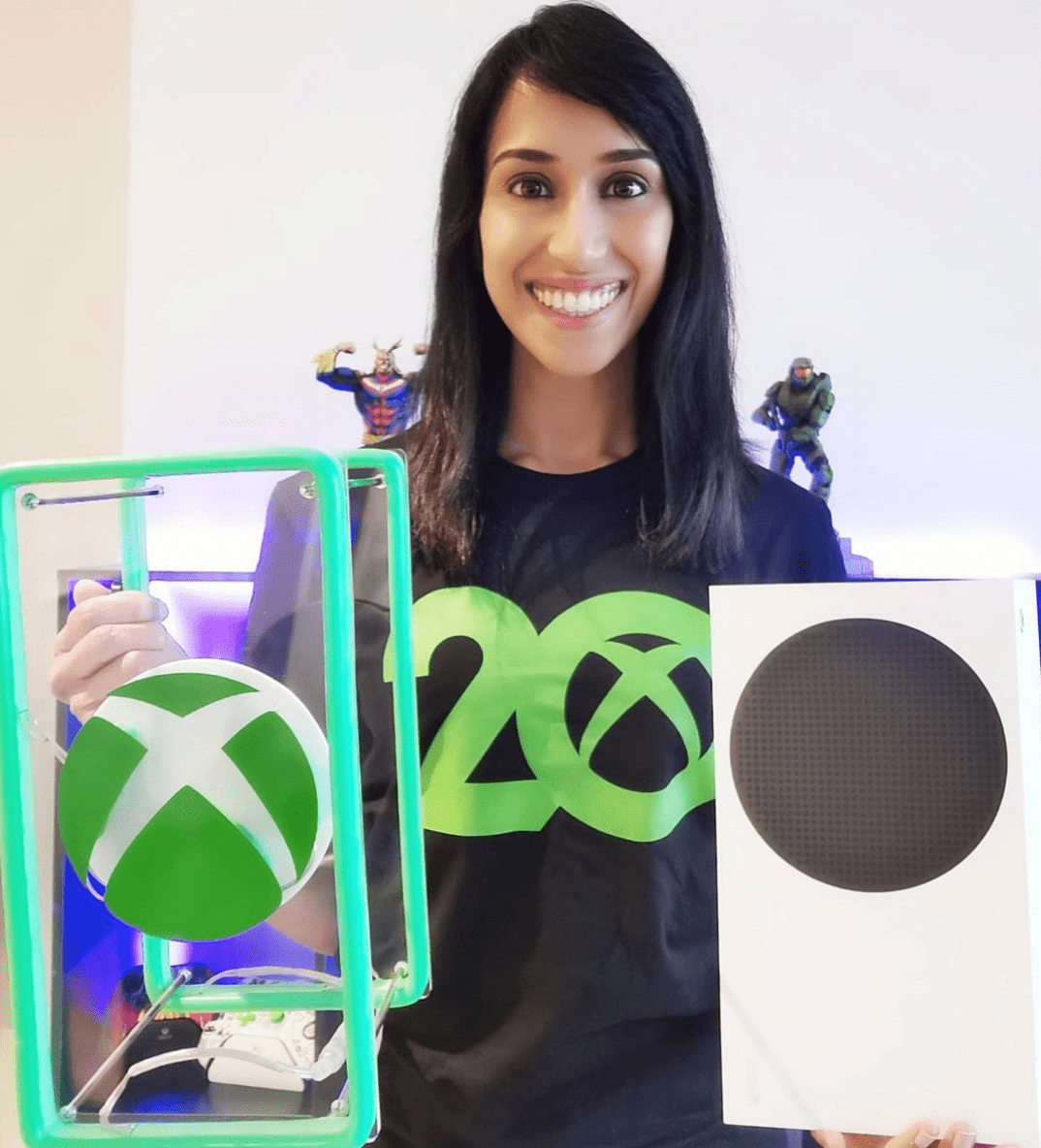 Custom Neon® Xbox console promotional product @weareopragency @missdeusgeek